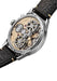 A side view of the Mirrored Force Resonance Zeitgeist caseback shows the back of the ARF21 movement