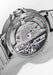 The exhibition caseback of the Armin Strom Orbit Midnight Purple reveals the ASS20 calibre