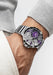 The Armin Strom Orbit Midnight Purple shown off on a man's wrist | OsterJewelers.com