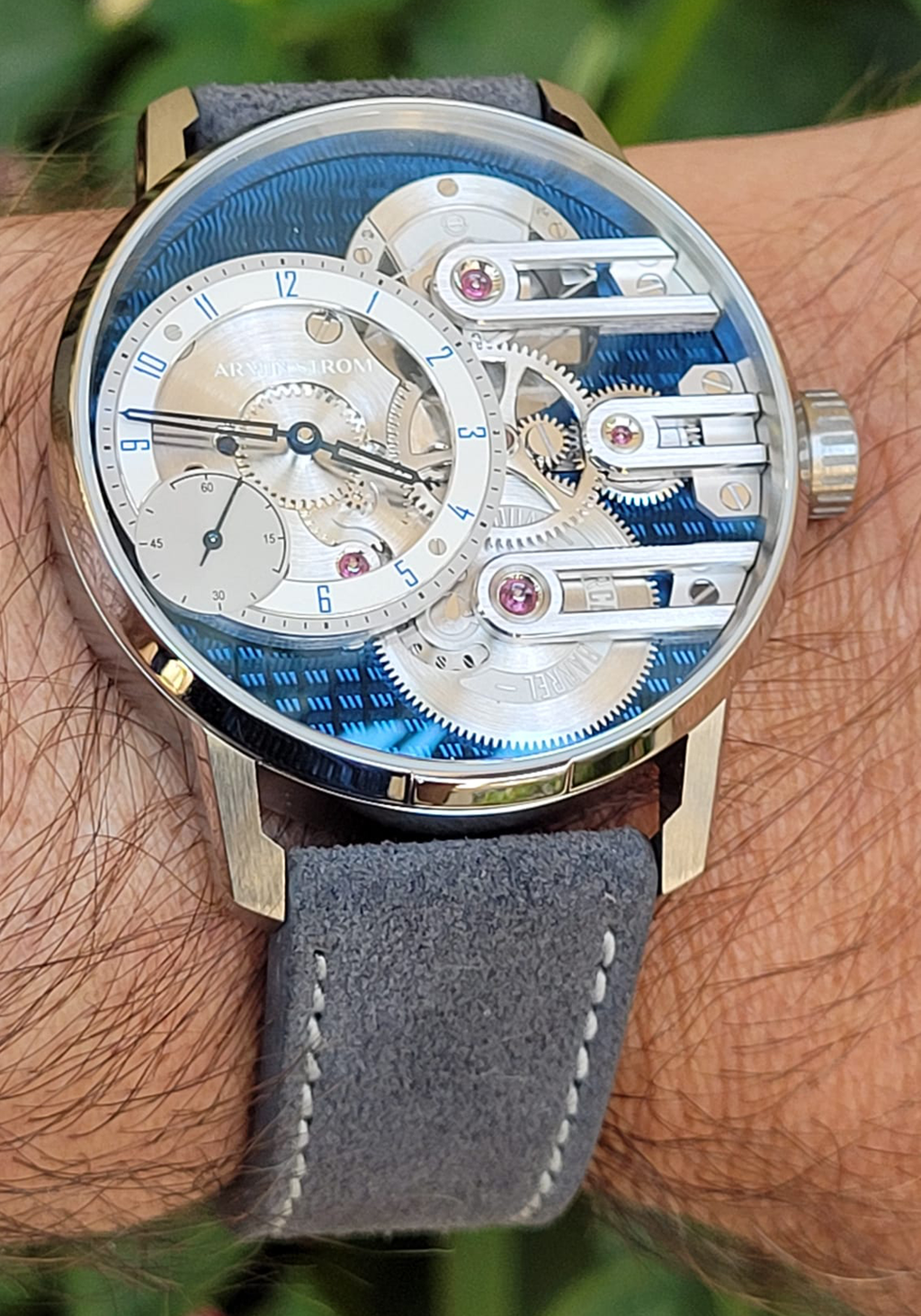 Armin Strom Gravity Equal Force Ultimate Sapphire Blue Watch | LE10
