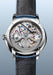 The caseback of the Arnold & Son DSTB Stop-Seconds Platinum Kingsand reveals the A&S6303 calibre