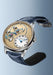 The Arnold & Son DSTB Stop-Seconds Platinum Kingsand features a grained dial