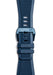 Bell & Ross BR03-02 Blue Diver Tara Woven blue rubber and ultra-resilient orange synthetic fabric.