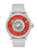 Beauregard Dahlia White Gold & Red Coral Timepiece | Denver Watches | OsterJewelers.com