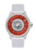 Beauregard Dahlia White Gold & Red Coral Watch | Piece Unique | Denver Watches | OsterJewelers.com