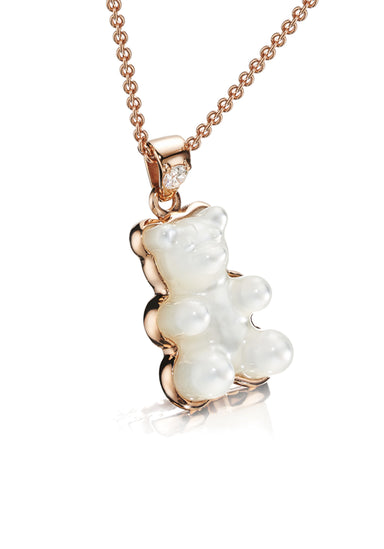 Beauregard 18KRG Mother of Pearl Gemmy Pendant Necklace | Denver | OsterJewelers.com