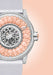 Beauregard Dahlia White Gold & Pink Coral Timepiece | Denver Watches | OsterJewelers.com