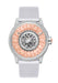 Beauregard Dahlia White Gold & Pink Coral Timepiece | Denver Watches | OsterJewelers.com