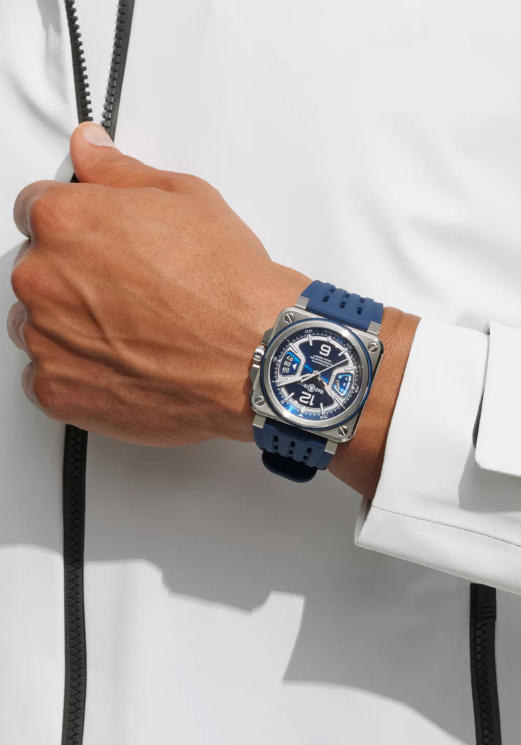 Bell & Ross BR-X3 Blue Steel | Ref. BRX3R-BLU-ST/SRB | Cherry Creek North | OsterJewelers.com