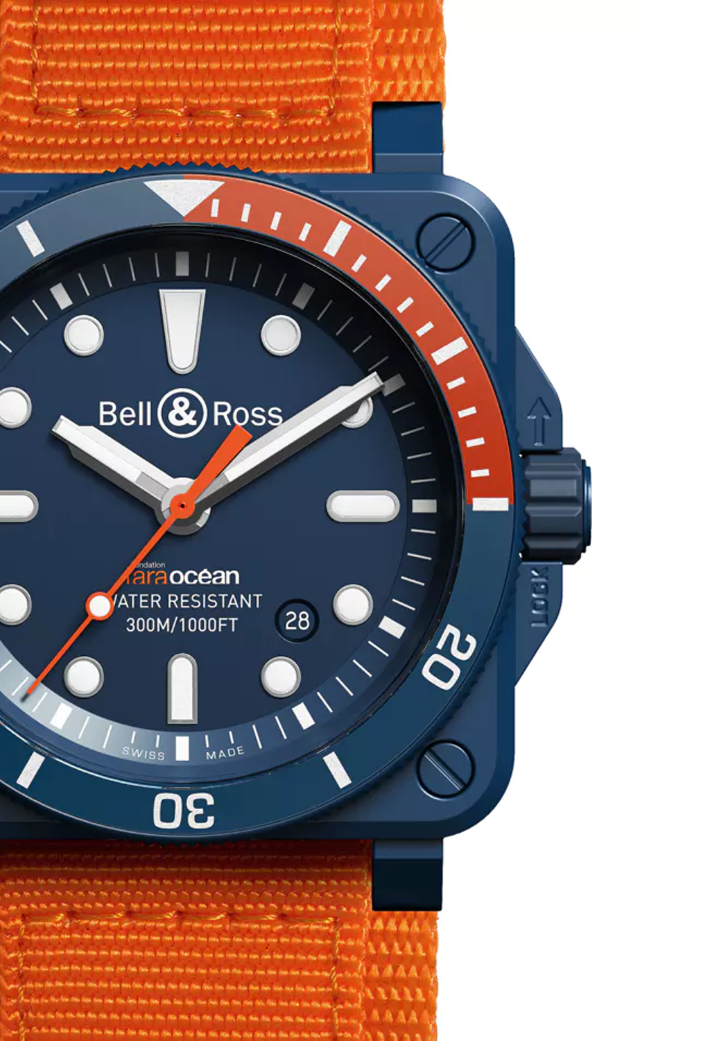 Bell and ross diver top blue