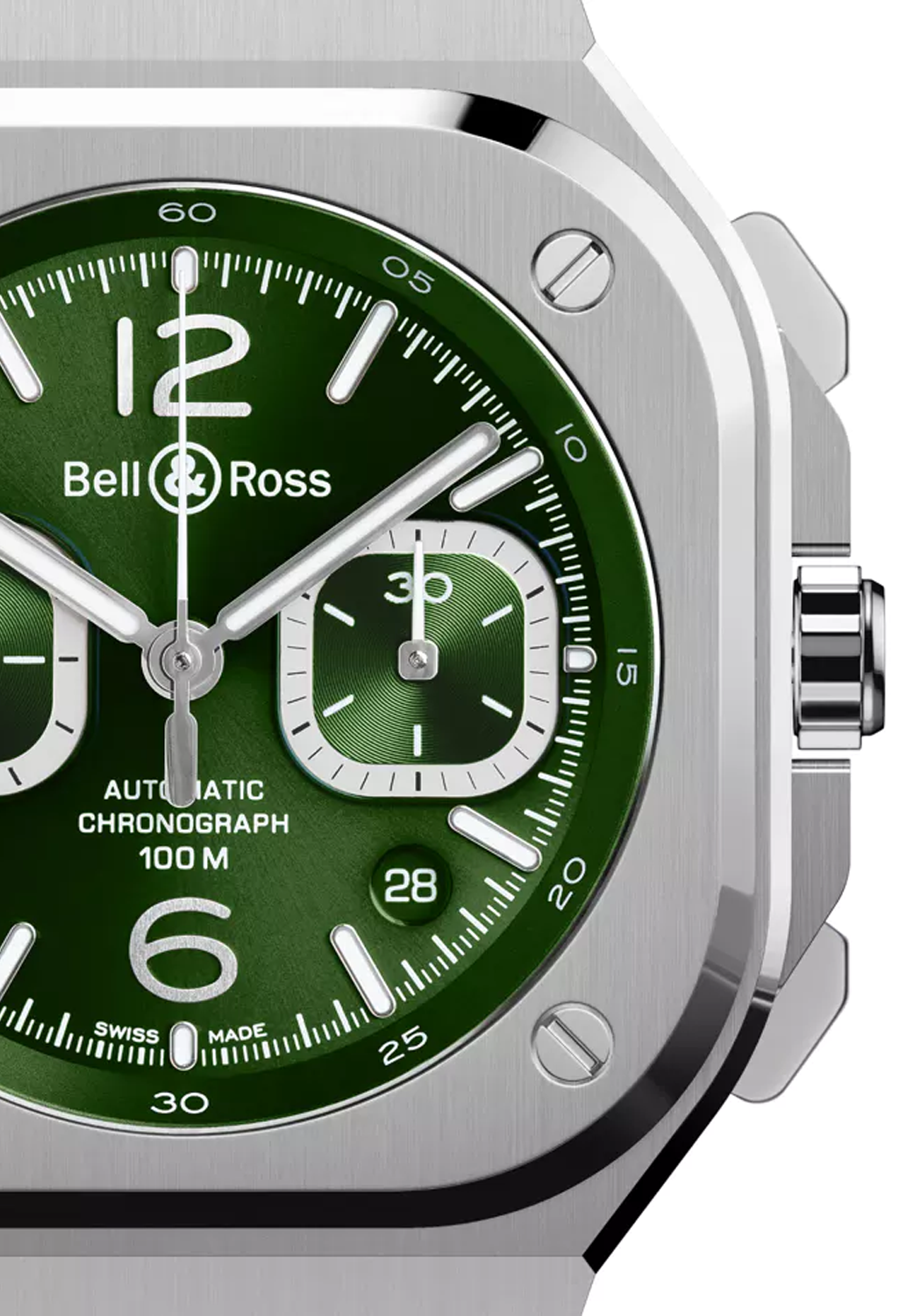 Bell & Ross BR 05 Chrono Green Steel | Ref. BR05C-GN-ST/SRB | OsterJewelers.com