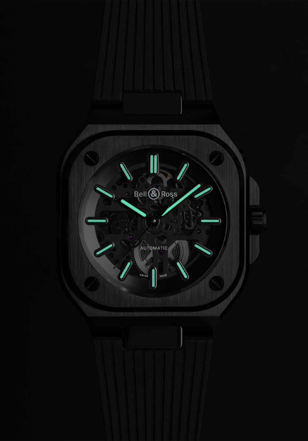 Bell & Ross BR 05 Skeleton Black Ceramic | BR05A-BL-SK-CE/SRB Bell & Ross BR 05 Skeleton Black Ceramic | BR05A-BL-SK-CE/SRB