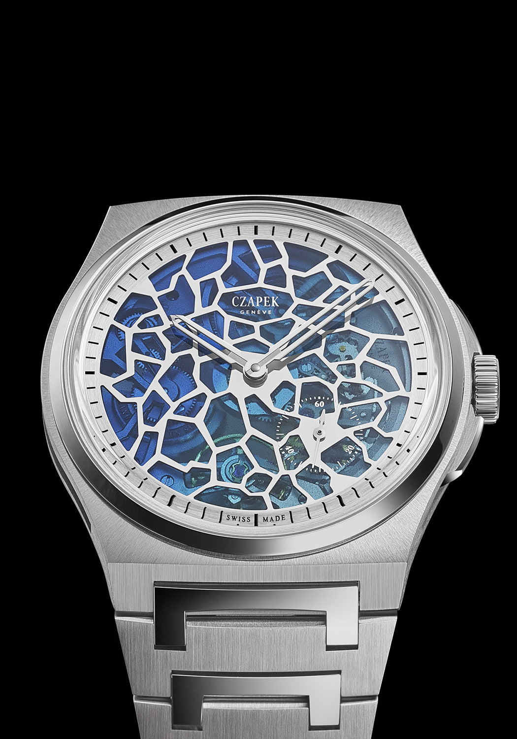 Czapek & Cie Antarctique Plique-à-jour Polar Blue | Denver Watches | OsterJewelers.com