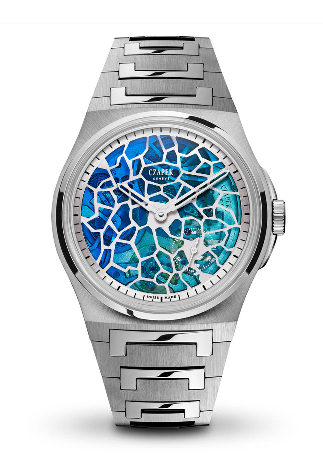 Czapek & Cie Antarctique Plique-à-jour Polar Blue | Denver Watches | OsterJewelers.com