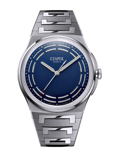Czapek & Cie Antarctique S Titanium Dark Sector Cosmic Blue | Denver Watches | OsterJewelers.com