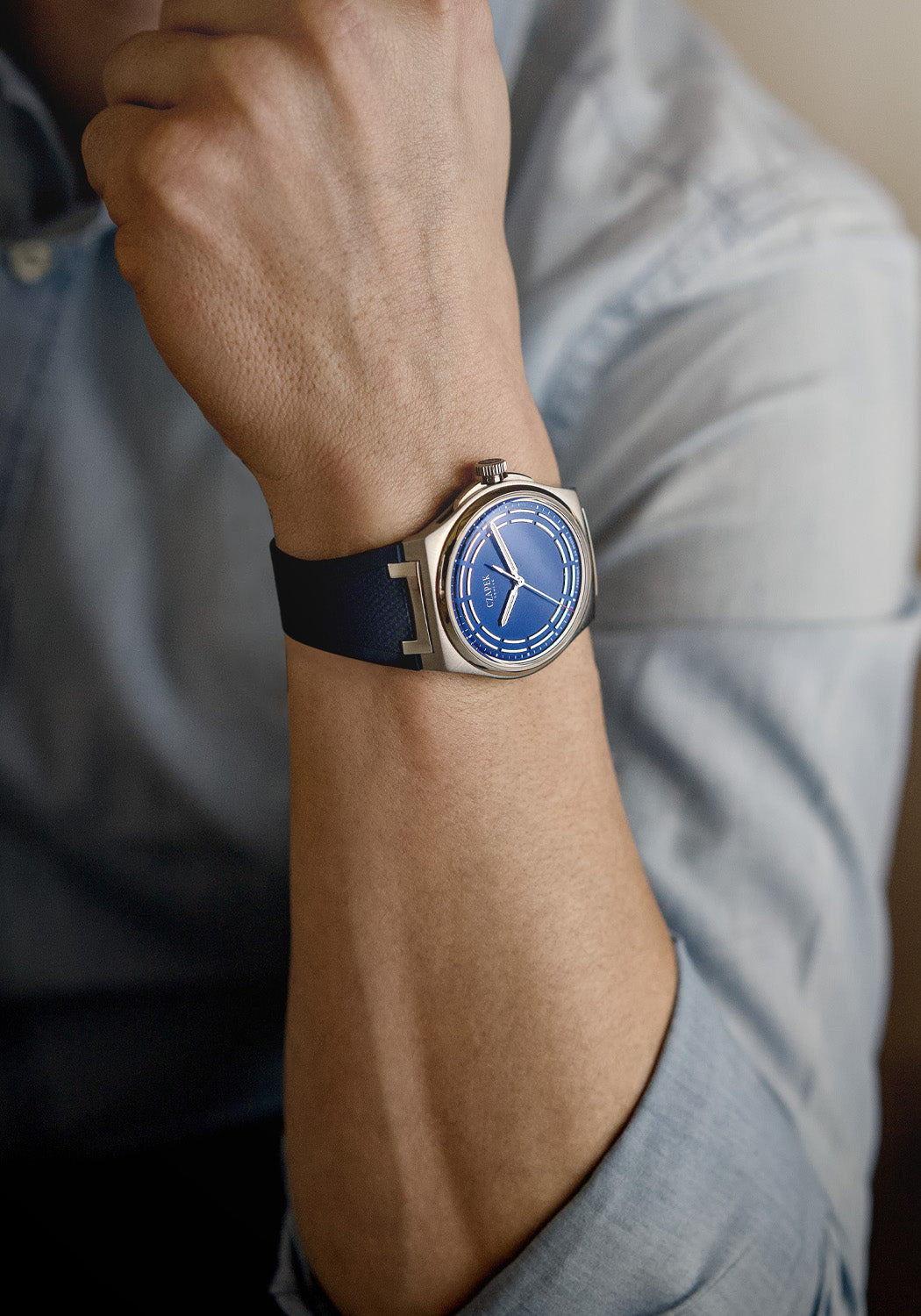 Czapek & Cie Antarctique Titanium Dark Sector Cosmic Blue | Denver Watches | OsterJewelers.com