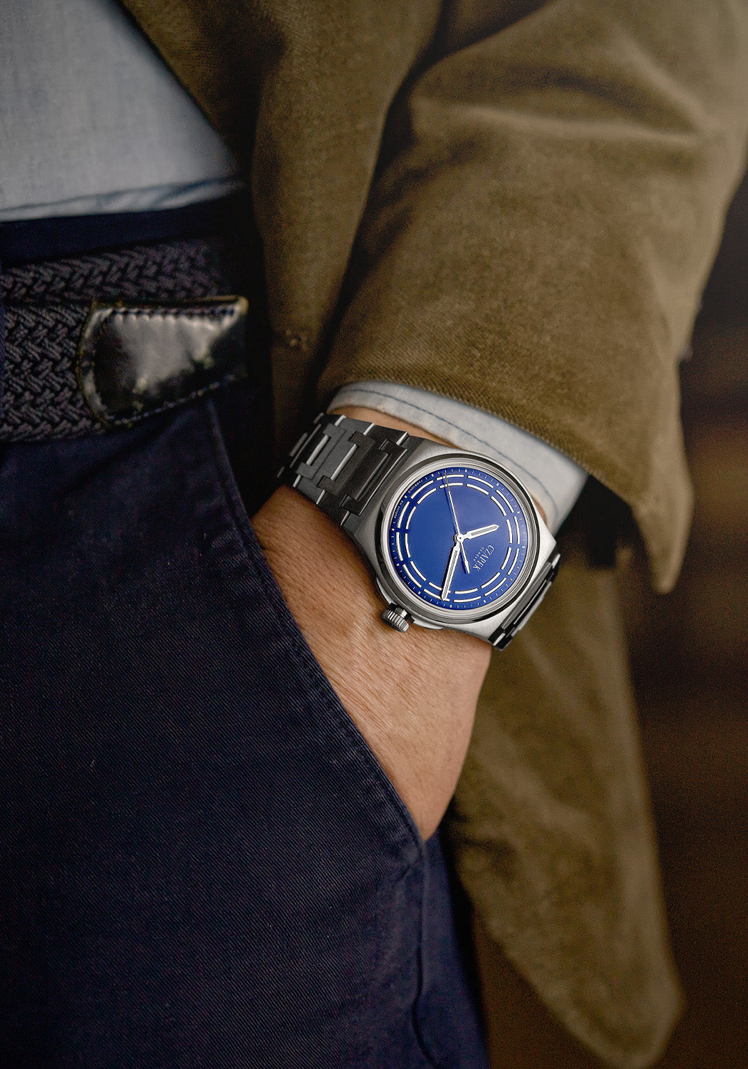 Czapek & Cie Antarctique Titanium Dark Sector Cosmic Blue | Denver Watches | OsterJewelers.com