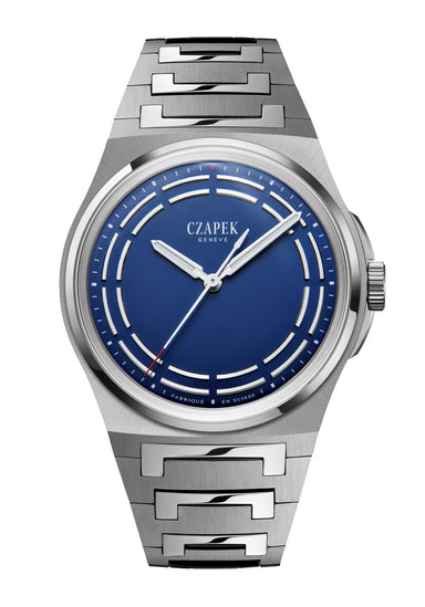 Czapek & Cie Antarctique Titanium Dark Sector Cosmic Blue | Denver Watches | OsterJewelers.com