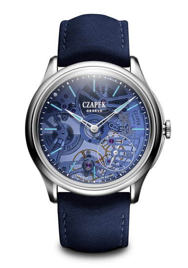 Czapek Promenade Transparencies Aqua Blue | LE38 | Denver Watches | OsterJewelers.com