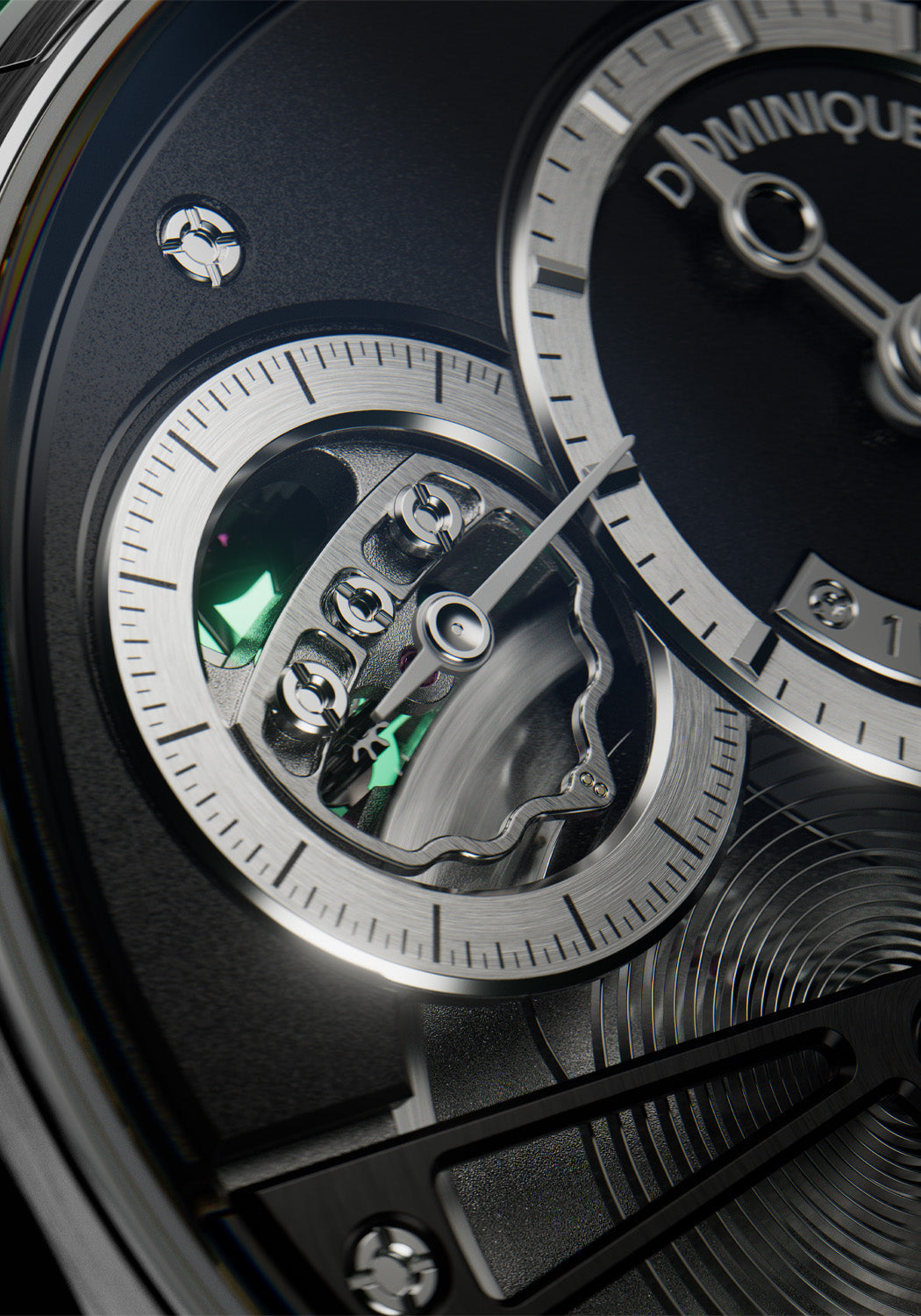 Dominique Renaud Pulse60 Titanium Black | Haute Horlogerie | Denver Jewelers | OsterJewelers.com