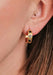 Sethi Couture Dunes 18KYG Black Diamond Huggie Hoop Earrings | Denver Jewelers | OsterJewelers.com