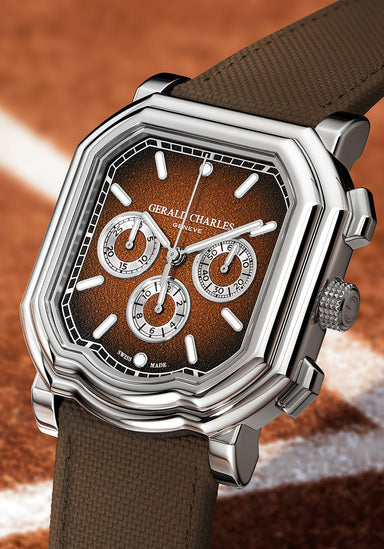 Gerald Charles Maestro 3.0 Chronograph Clay | GC3.0-SSPS-08GR-RSVC_DLE | OsterJewelers.com