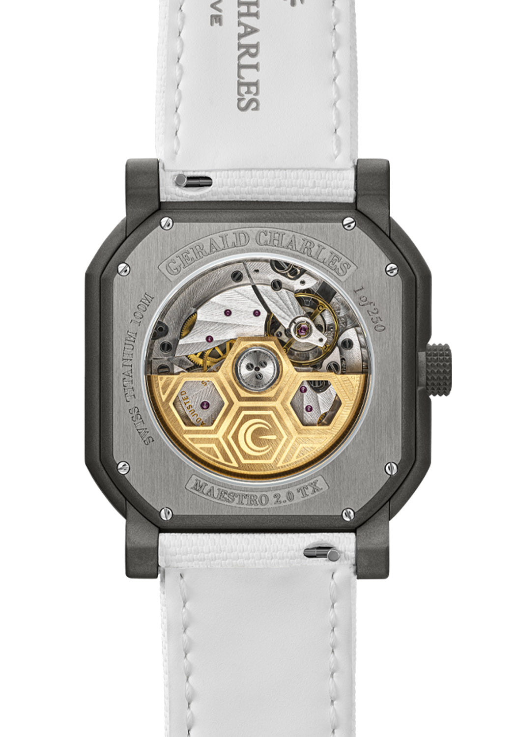 Gerald Charles Maestro GC Sport Tennis White | GC2.0-TX-TNDB-04GR-RSVC-DLE | OsterJewelers.com
