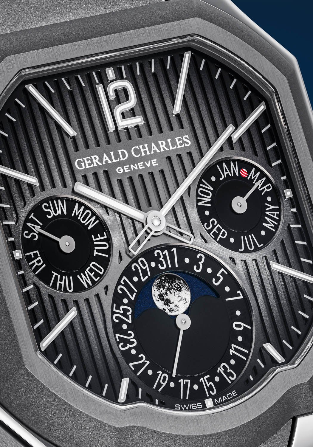 Gerald Charles Masterlink Perpetual Calendar Fumé |  ML11.0-TNBR-TNSB-BR00SR-TNDP | Oster Jewelers