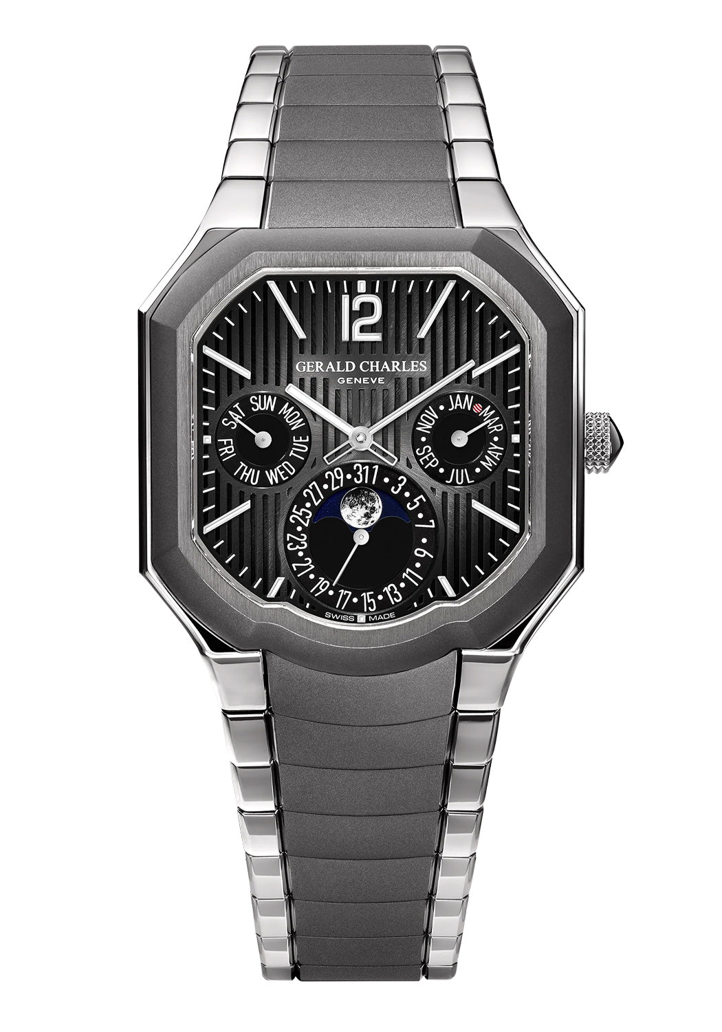 Gerald Charles Masterlink Perpetual Calendar Fumé |  ML11.0-TNBR-TNSB-BR00SR-TNDP | Oster Jewelers