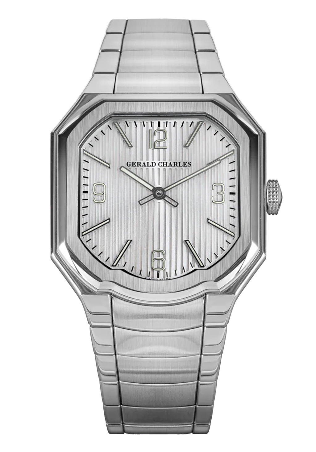 Gerald Charles Masterlink Silver Time Piece | Ref. ML1.0-A-18 Gerald Charles Masterlink Silver Time Piece | Ref. ML1.0-A-18