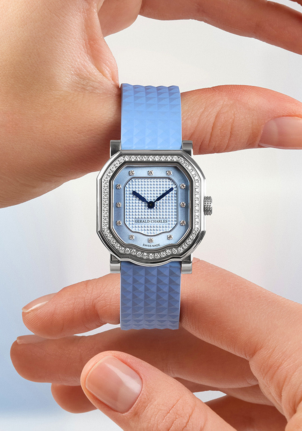 Gerald Charles Mini Maestro Ice Blue | GL1.0-TNPS-2133CS-RSDP | Denver Watches | OsterJewelers.com