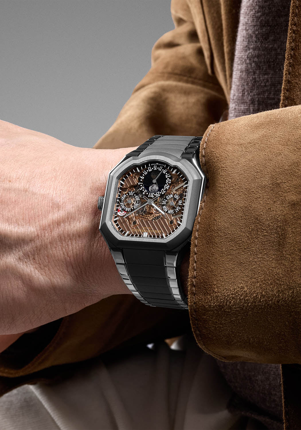 Gerald Charles Masterlink Perpetual Calendar Sapphire ML11.0-TNBR-TNSB-SP31PS-TNDP | Oster Jewelers