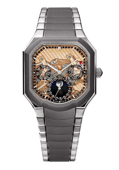 Gerald Charles Masterlink Perpetual Calendar Sapphire ML11.0-TNBR-TNSB-SP31PS-TNDP | Oster Jewelers