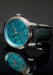 The GoS Sarek Rissa features a vibrant turquoise guilloché dial | Luxury watch | OsterJewelers.com