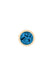 Goshwara Manhattan 18KYG Small Round London Blue Topaz Cocktail Ring | Denver | OsterJewelers.com