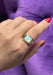 Goshwara Classics 18KYG Diamond & Emerald Cut Opal Cocktail Ring | Denver | OsterJewelers.com