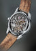 The back of the Grönefeld 1941 Quadrivium reveals the inner workings of the calibre