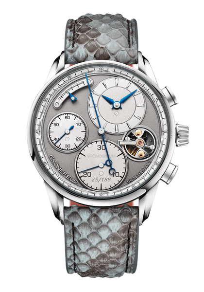 225g　新品PACIFIC フィネスコンフォートG1 Grönefeld 1941 Grönograaf Stainless Steel Time Piece 2022 GPHG WINNER