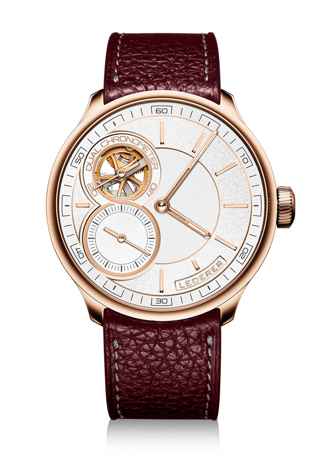 Lederer Central Impulse Chronometer 39mm Nordic Silver RG | Denver Watches | OsterJewelers.com