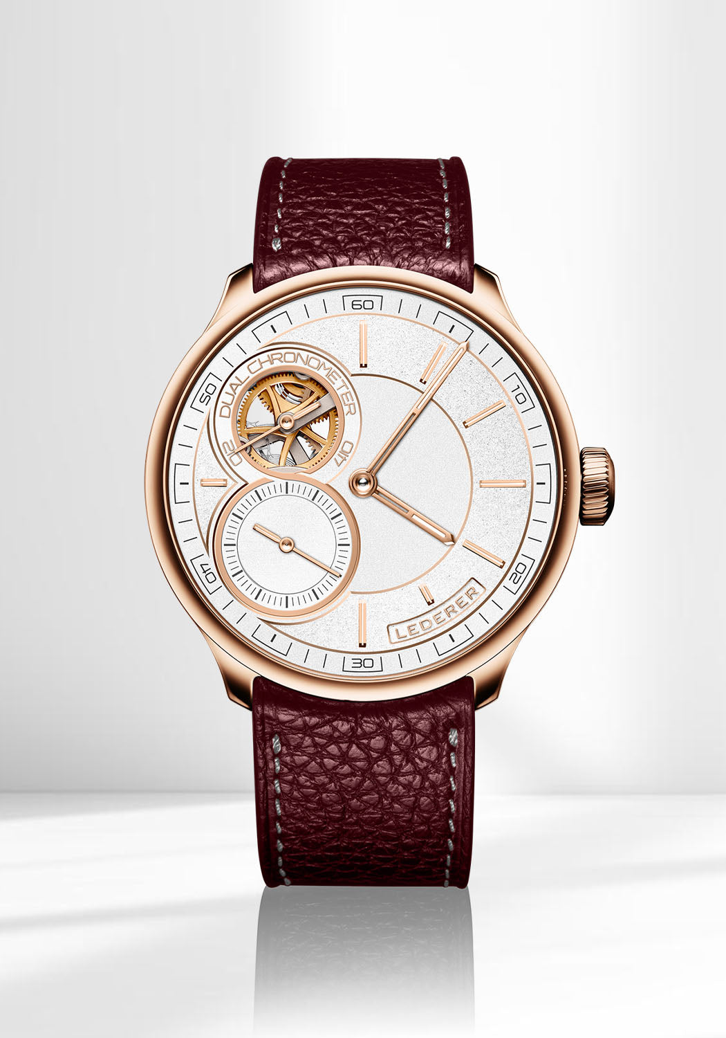 Lederer Central Impulse Chronometer 39mm Nordic Silver RG | Denver Watches | OsterJewelers.com
