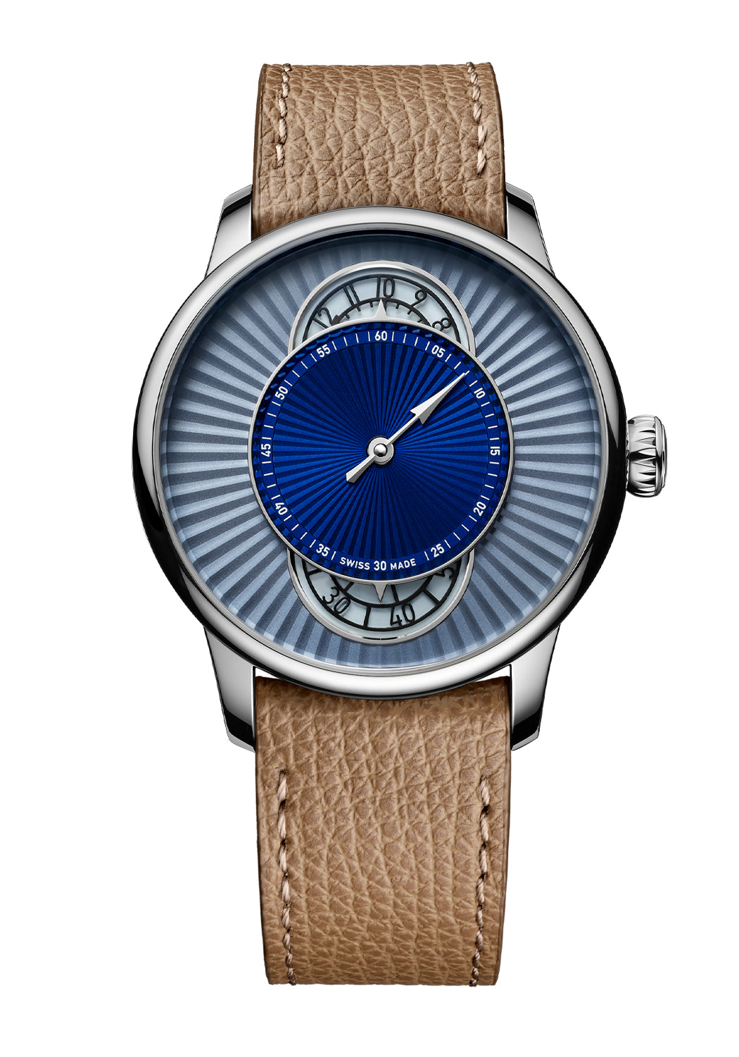 Louis Erard Le Régulateur Espirit Flinqué Blue | Ref. 85248AA65.BVA158 | OsterJewelers.com