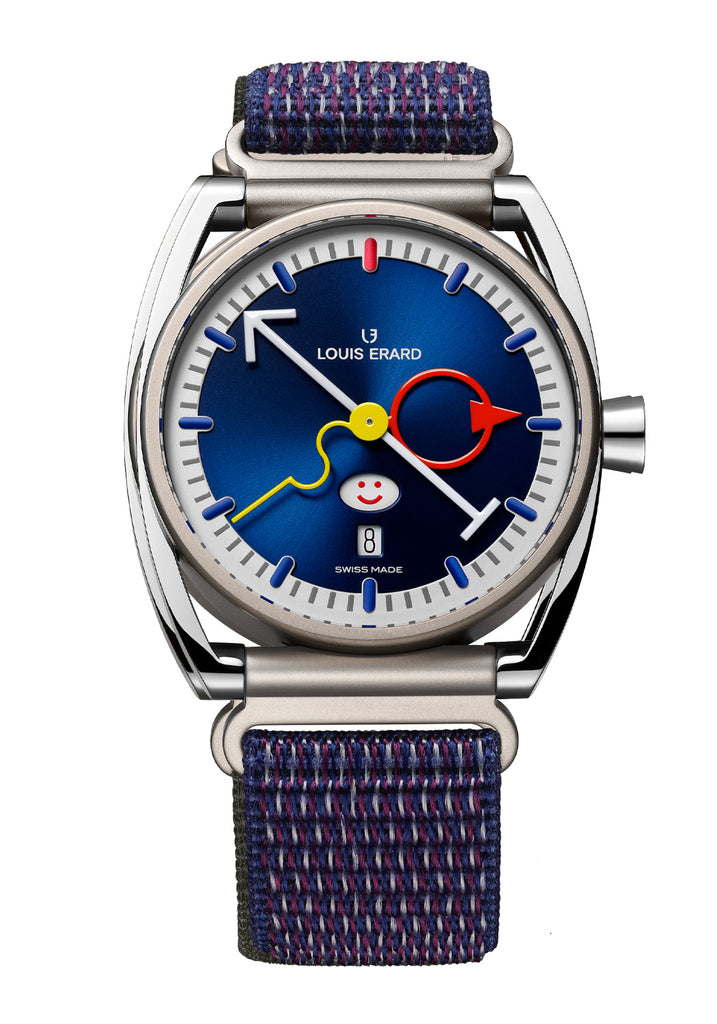 Louis Erard x Alain Silberstein Smile-Day Blue | Denver Watches