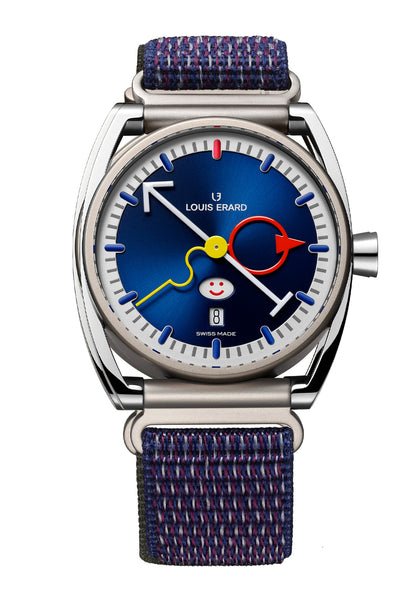 Louis Erard x Alain Silberstein Smile-Day Blue | Denver Watches