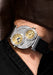 Louis Erard x Vianney Halter Futur Antérior Gold on a man's wrist | OsterJewelers.com