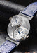 Louis Erard x Vianney Halter Futur Antérior Silver sat up on a black leather roll