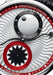 Closeup of the cyclops eye and mouth of the Louis Erard X Konstantin Chaykin III in Red