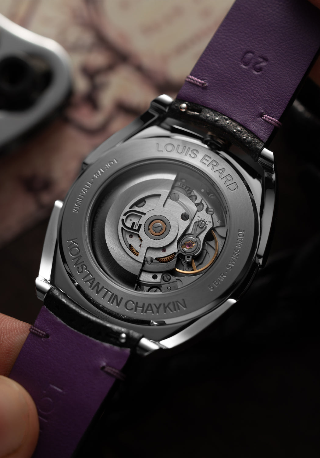 Louis Erard x Konstantin Chaykin Unfrogettable Purple 85340AA02.BVA192 | Denver | OsterJewelers.com