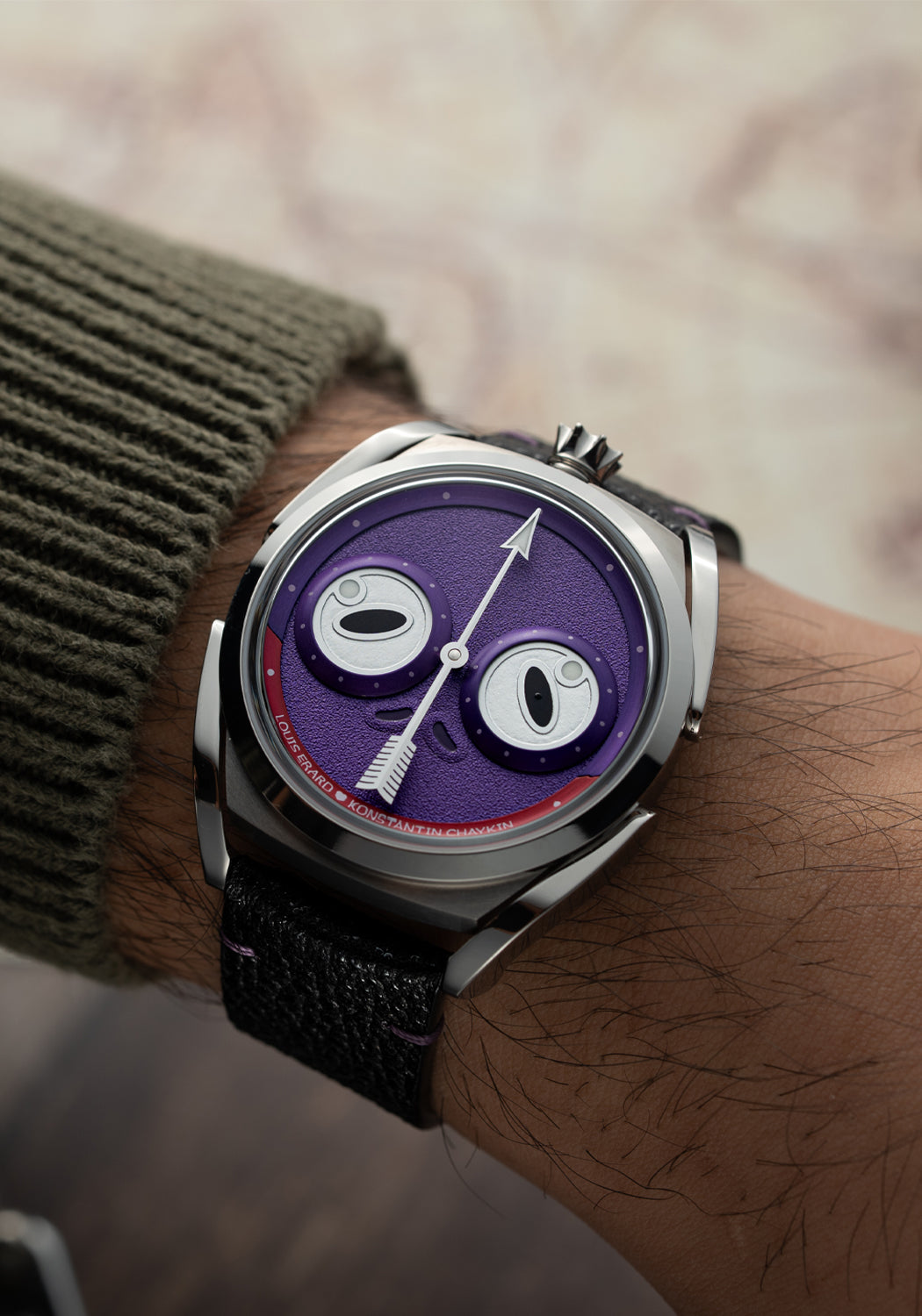 Louis Erard x Konstantin Chaykin Unfrogettable Purple 85340AA02.BVA192 | Denver | OsterJewelers.com