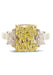 Louis Glick 5 Carat Fancy Yellow Starburst Diamond Ring | OsterJewelers.com