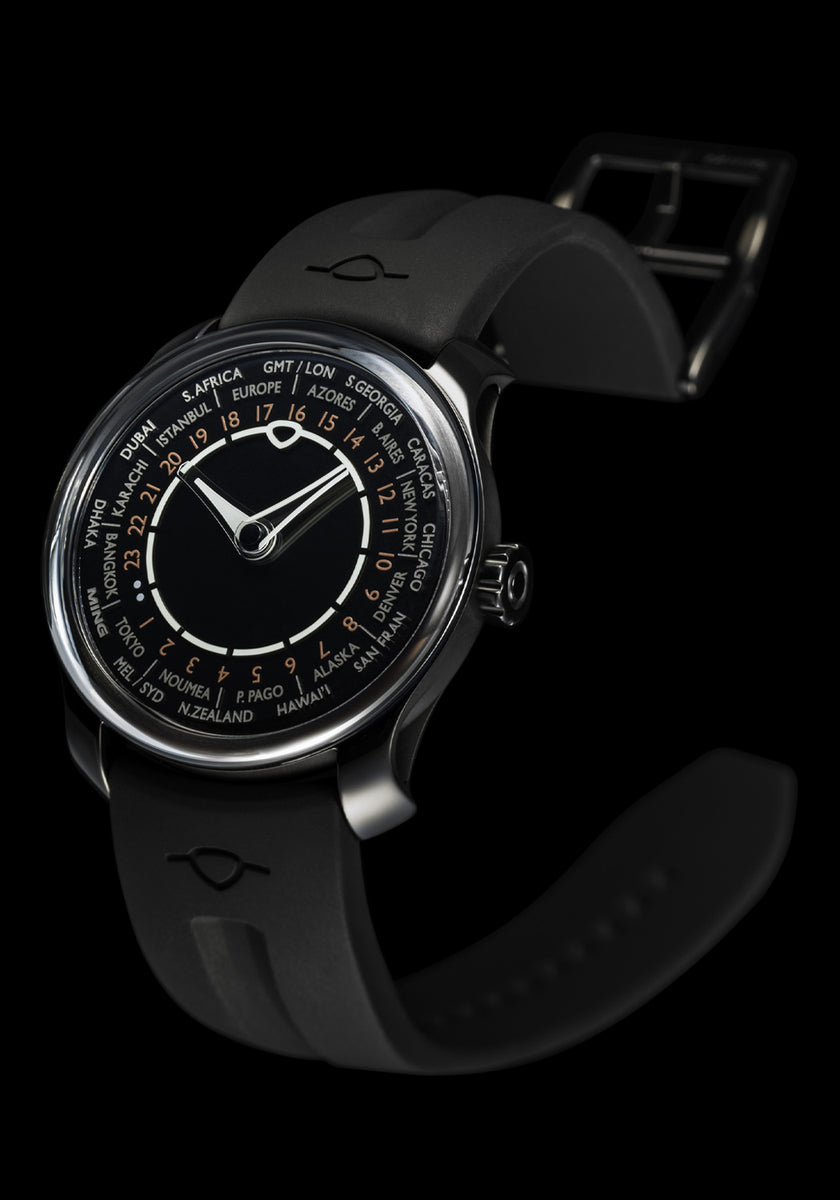 ミヌエット MING 29.01 Midnight Worldtimer | Grade 5 Titanium | Denver Watches